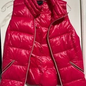 Coatology Magenta Women's Puffer Vest & Puffer Travel Bag